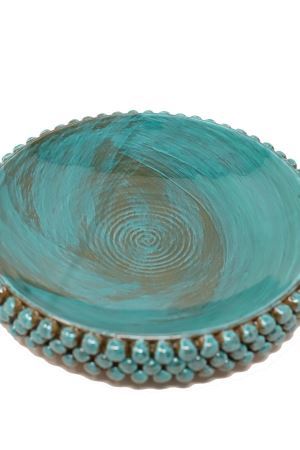 Green Pinecone shaped centerpiece L'Oasi ceramiche | CENTROTAVOLA26VERDE